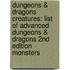Dungeons & Dragons Creatures: List Of Advanced Dungeons & Dragons 2Nd Edition Monsters