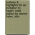 Outlines & Highlights For An Invitation To Health, Brief Edition By Dianne Hales, Isbn