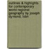 Outlines & Highlights For Contemporary World Regional Geography By Joseph Dymond, Isbn