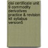 Cisi Certificate Unit 9 Commodity Derivatives Practice & Revision Kit Syllabus Version5