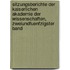 Sitzungsberichte der kaiserlichen Akademie der Wissenschaften, Zweiundfuenfzigster Band