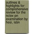 Outlines & Highlights For Comprehensive Review For The Nclex-Pn Examination By Hesi, Isbn