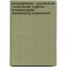 Philosophieren - Grundschule / Aufeinander zugehen - Landesausgabe Mecklenburg-Vorpommern by Barbara Brüning