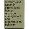 Readings and Cases in International Human Resource Management and Organizational Behavior door Mark E. Mendenhall