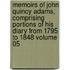 Memoirs of John Quincy Adams, Comprising Portions of His Diary from 1795 to 1848 Volume 05