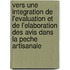 Vers Une Integration de L'Evaluation Et de L'Elaboration Des Avis Dans La Peche Artisanale