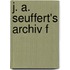 J. A. Seuffert's Archiv f