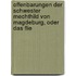 Offenbarungen der Schwester Mechthild von Magdeburg, oder das flie