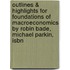 Outlines & Highlights For Foundations Of Macroeconomics By Robin Bade, Michael Parkin, Isbn
