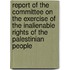 Report of the Committee on the Exercise of the Inalienable Rights of the Palestinian People