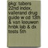 Pkg: Tabers 22nd Index, Vallerand Drug Guide W Cd 13th & Van Leeuwen Hnbk Lab & Dx Tests 5th