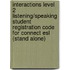 Interactions Level 2 Listening/speaking Student Registration Code For Connect Esl (stand Alone)