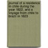 Journal of a Residence in Chile during the Year 1822, and a Voyage from Chile to Brazil in 1823