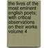 The Lives of the Most Eminent English Poets; With Critical Observations on Their Works Volume 4