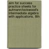 Aim For Success Practice Sheets For Aufmann/Lockwood's Intermediate Algebra With Applications, 8Th by Richard N. Aufmann