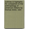 Outlines & Highlights For Companion To The Anthropology Of American Indians By Thomas Biolsi, Isbn by Cram101 Textbook Reviews