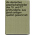 Die Deutschen Gesellschaftslieder Des 16. Und 17. Jahrhunderts: Aus Gleichzeitigen Quellen Gesammelt