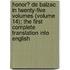 Honor� De Balzac in Twenty-Five Volumes (Volume 14); the First Complete Translation Into English