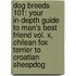 Dog Breeds 101: Your In-Depth Guide To Man's Best Friend Vol. X, Chilean Fox Terrier To Croatian Sheepdog