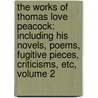 the Works of Thomas Love Peacock: Including His Novels, Poems, Fugitive Pieces, Criticisms, Etc, Volume 2 door Thomas Love Peacock