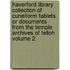 Haverford Library Collection of Cuneiform Tablets or Documents from the Temple Archives of Telloh Volume 2