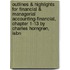Outlines & Highlights For Financial & Managerial Accounting-Financial, Chapter 1-13 By Charles Horngren, Isbn