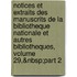 Notices Et Extraits Des Manuscrits De La Bibliotheque Nationale Et Autres Bibliotheques, Volume 29,&Nbsp;Part 2