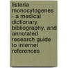 Listeria Monocytogenes - A Medical Dictionary, Bibliography, And Annotated Research Guide To Internet References door Icon Health Publications