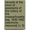 Records of the Court of Assistants of the Colony of the Massachusetts Bay, 1630-1692 (Electronic Resource] (V. 3) door Massachusetts. Court Of Assistants