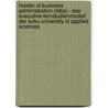Master Of Business Administration (mba) - Das Executive-fernstudienmodell Der Turku University Of Applied Sciences by Thomas Laufer