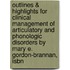 Outlines & Highlights For Clinical Management Of Articulatory And Phonologic Disorders By Mary E. Gordon-Brannan, Isbn