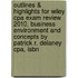 Outlines & Highlights For Wiley Cpa Exam Review 2010, Business Environment And Concepts By Patrick R. Delaney Cpa, Isbn