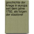 Geschichte Der Kriege In Europa Seit Dem Jahre 1792, Als Folgen Der Staatsver