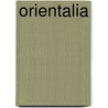 Orientalia door W. Vande Walle