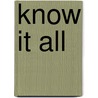 Know it all door J. Verstraten