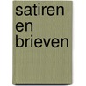 Satiren en brieven door Horatius