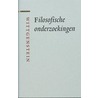Filosofische onderzoekingen door L. Wittgenstein