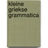 Kleine griekse grammatica