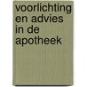 Voorlichting en advies in de apotheek door M. Dettingmeijer