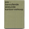 Pav - Aanvullende Wiskunde Kantoor-verkoop door Broeck