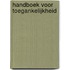 Handboek voor Toegankelijkheid