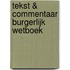 Tekst & Commentaar Burgerlijk Wetboek