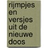 Rijmpjes en versjes uit de nieuwe doos