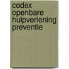 Codex Openbare Hulpverlening Preventie door W. Ghysel