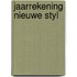 Jaarrekening nieuwe styl