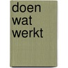 Doen wat werkt door Coert Visser