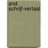 AND Schrijf-Vertaal by Unknown