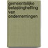 Gemeentelijke belastingheffing van ondernemingen