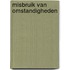 Misbruik van omstandigheden