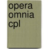 Opera omnia cpl by Ruusbroec